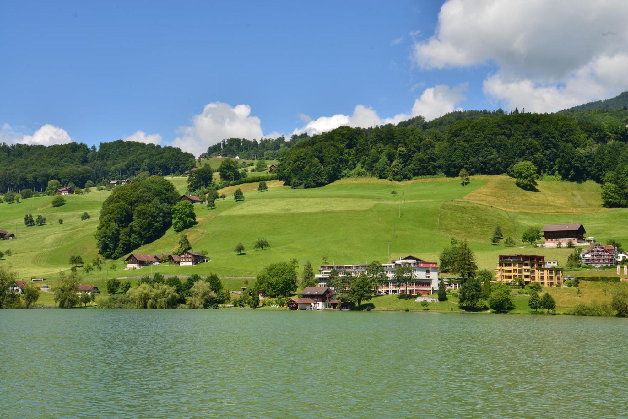 Hotel Kurhaus Am Sarnersee ザルネン エクステリア 写真