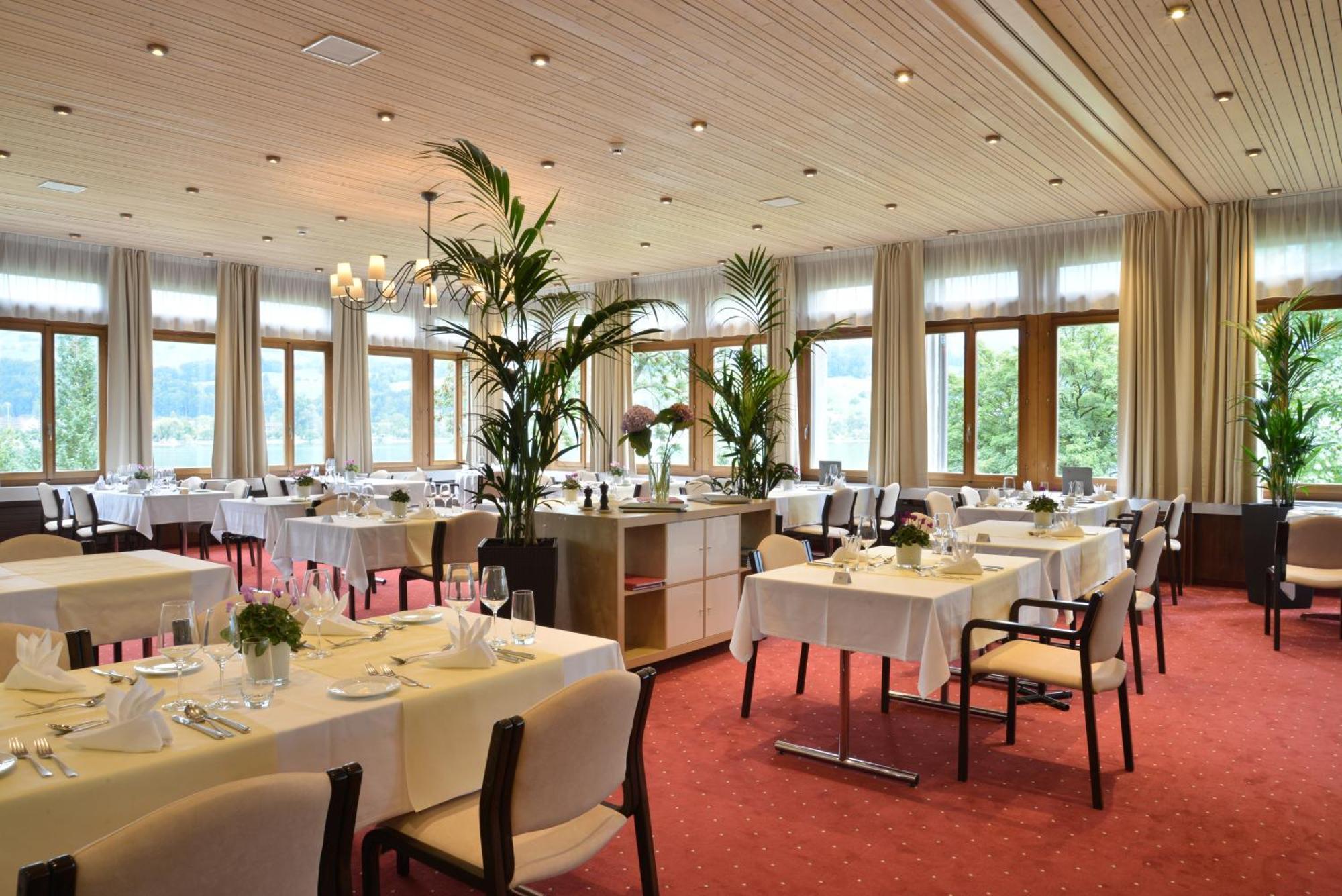 Hotel Kurhaus Am Sarnersee ザルネン エクステリア 写真